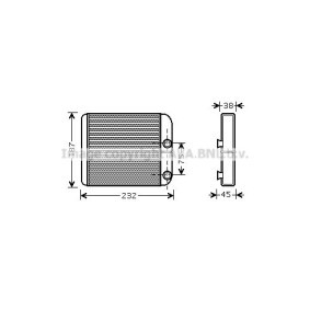 Kjøp Radiator, motorkjøling av AVA COOLING SYSTEMS VW2059 til den lave prisen 1056,47 NOK