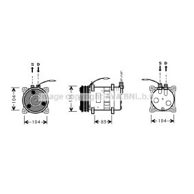 Kühler, Motorkühlung von AVA COOLING SYSTEMS VW2272