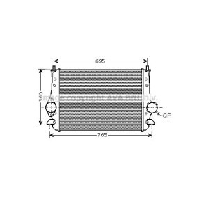 Ladeluftkühler von AVA COOLING SYSTEMS VW4251