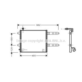 Klimakondensator von AVA COOLING SYSTEMS VW5178