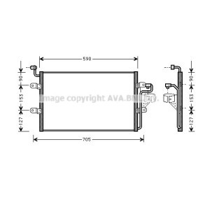 Klimakondensator von AVA COOLING SYSTEMS VW5181