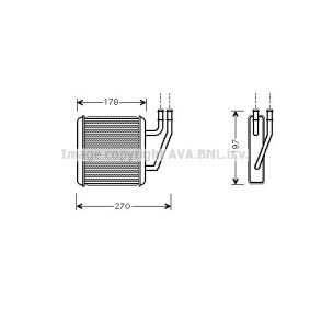 SEAT Wärmetauscher, Innenraumheizung von AVA COOLING SYSTEMS