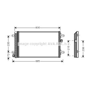 Klimakondensator von AVA COOLING SYSTEMS VWA5183