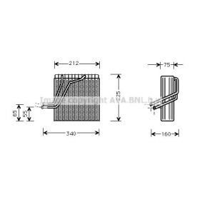 Verdampfer, Klimaanlage von AVA COOLING SYSTEMS VWV030