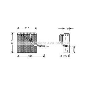 SEAT Verdampfer, Klimaanlage von AVA COOLING SYSTEMS