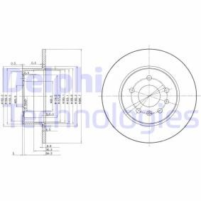 Compre Disco de travão da DELPHI BG3274 a um preço baixo por 29,55 €