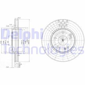 Bremsscheibe BG3396 für C-Klasse T-modell (S203) für 39,28 CHF