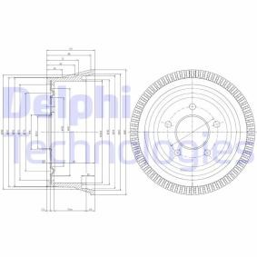 Bremstrommel von DELPHI BF387