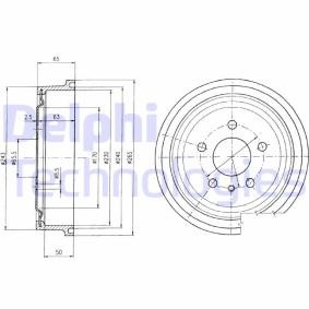 Comprar Tambor de freno de DELPHI BF403 a bajo precio de 26,40 €