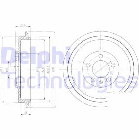 Bremstrommel BF406 für SKODA