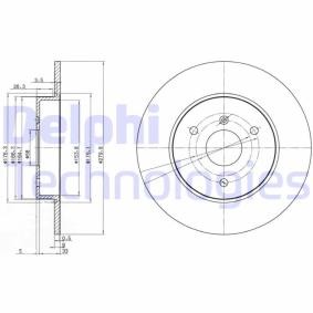 Compre Disco de travão da DELPHI BG3526 a um preço baixo por 29,55 €