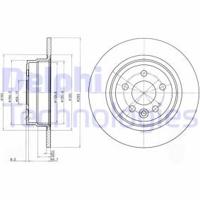 Compre Disco de travão da DELPHI BG3550 a um preço baixo por 38,37 €
