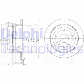 Compre Disco de travão da DELPHI BG3554 a um preço baixo por 32,67 €