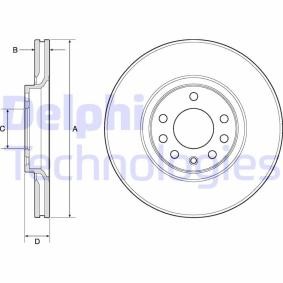 Compre Disco de travão da DELPHI BG3770 a um preço baixo por 80,71 €
