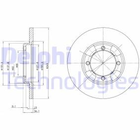 Compre Disco de travão da DELPHI BG2324 a um preço baixo por 31,23 €