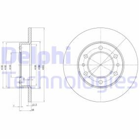 Compre Disco de travão da DELPHI BG2325 a um preço baixo por 64,91 €