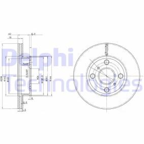 Compre Disco de travão da DELPHI BG2424 a um preço baixo por 23,52 €