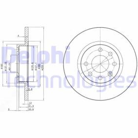 Compre Disco de travão da DELPHI BG2496 a um preço baixo por 19,84 €