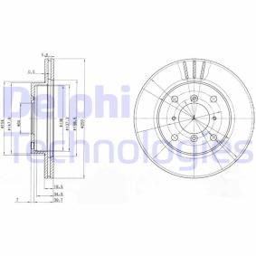 Compre Disco de travão da DELPHI BG2583 a um preço baixo por 27,66 €