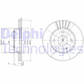 Compre Disco de travão da DELPHI BG2802 a um preço baixo por 22,81 €