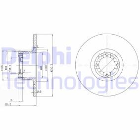 Compre Disco de travão da DELPHI BG2081 a um preço baixo por 20,76 €