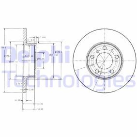 Compre Disco de travão da DELPHI BG2257 a um preço baixo por 29,55 €