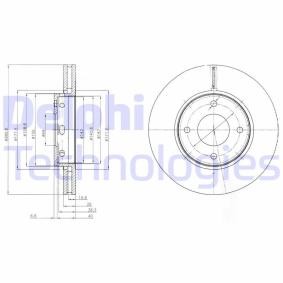 Compre Disco de travão da DELPHI BG4127 a um preço baixo por 37,65 €