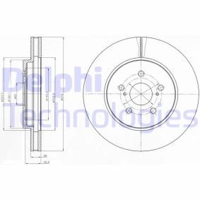 Köp Bromsskiva av DELPHI BG4253 till det låga priset 554,19 kr