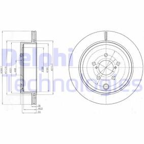 Compre Disco de travão da DELPHI BG4288 a um preço baixo por 54,30 €