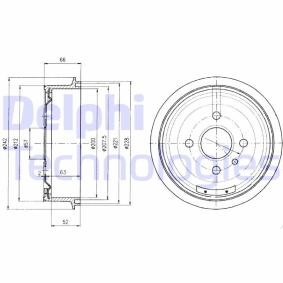 Comprar Tambor de freno de DELPHI BF102 a bajo precio de 32,78 €