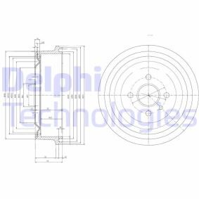 Comprar Tambor de freno de DELPHI BF103 a bajo precio de 67,95 €