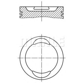 Compre Êmbolo da MAHLE ORIGINAL 009 41 00 a um preço baixo por 47,92 €