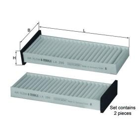 Compre Filtro, ar do habitáculo da MAHLE ORIGINAL LA 296/S a um preço baixo por 14,52 €