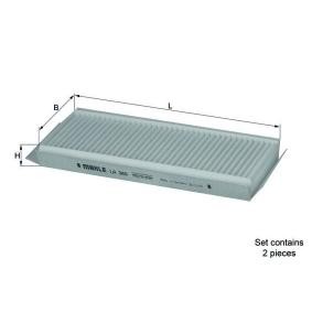 Köp Kupéfilter av MAHLE ORIGINAL LA 349/S till det låga priset 298,89 kr