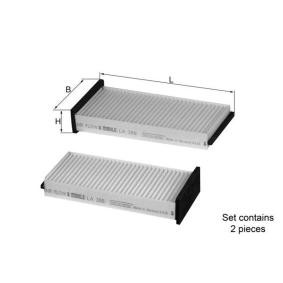Osta Suodatin, sisäilma MAHLE ORIGINAL:llä LA 366/S edullisesti hintaan 18,21 €