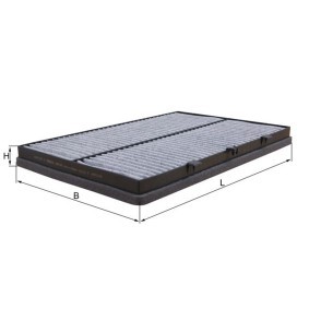 Compre Filtro, ar do habitáculo da MAHLE ORIGINAL LAK 243 a um preço baixo por 26,81 €