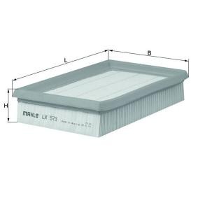 Achetez des Filtre à air MAHLE ORIGINAL LX 573 à prix pour 17,56 €
