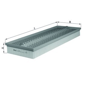 Köp Luftfilter av MAHLE ORIGINAL LX 97 till det låga priset 267,74 kr