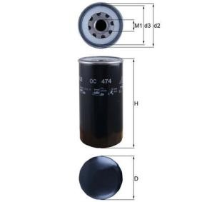 Köp Oljefilter av MAHLE ORIGINAL OC 474 till det låga priset 482,41 kr