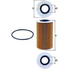 Köp Oljefilter av MAHLE ORIGINAL OX 554D1 till det låga priset 163,45 kr