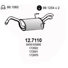 Compre Panela de escape traseira da ASSO 12.7110 a um preço baixo por 93,65 €