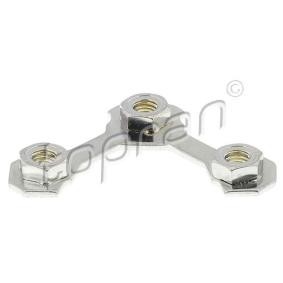 Compre Chapa de protecção, articulação de suspensão / guia da TOPRAN 108 158 a um preço baixo por 2,07 €