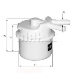 Köp Bränslefilter av MAHLE ORIGINAL KL 138 till det låga priset 336,11 kr