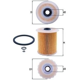 Köp Bränslefilter av MAHLE ORIGINAL KX 75D till det låga priset 146,15 kr