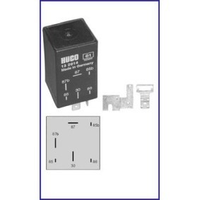 Kraftstoffpumpenrelais des Herstellers HITACHI - Originalware Artikelnummer: 132014