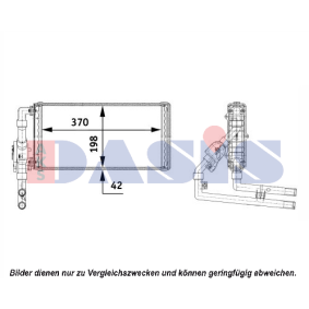 Achetez des Radiateur de chauffage AKS DASIS 299050N à prix pour 146,64 €