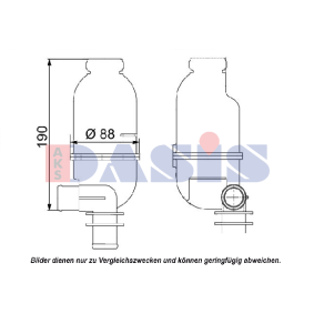 Acquista Serbatoio compensazione refrigerante da AKS DASIS 123160N a buon mercato per soli 22,80 €