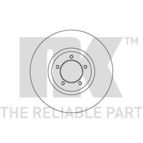 Achetez des Disque de frein NK 202511 à prix pour 101,23 €