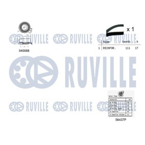 Acquista Kit cinghia distribuzione, pompa acqua da RUVILLE 56901701 a buon mercato per soli 112,61 €