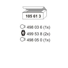 Compre Kit de montagem, silenciador da ERNST 105613 a um preço baixo por 18,40 €
